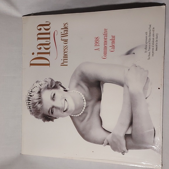 1998 Diana Princess of Wales Calendar Office Sealed Diana Princess